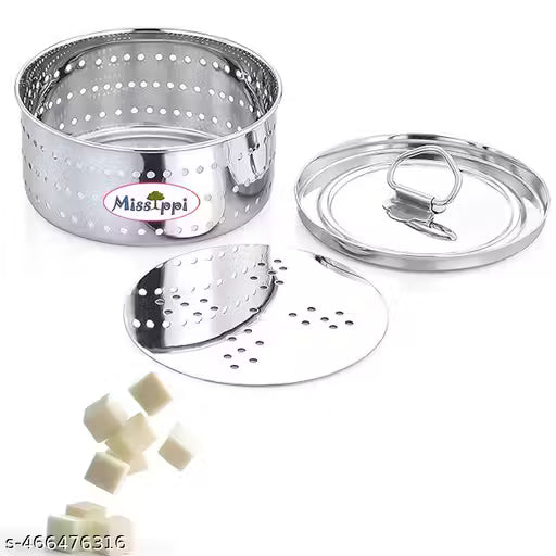 Stainless Steel High Quality Round Shape Panner Maker for Home - 850 ml Capacity SIZE 3