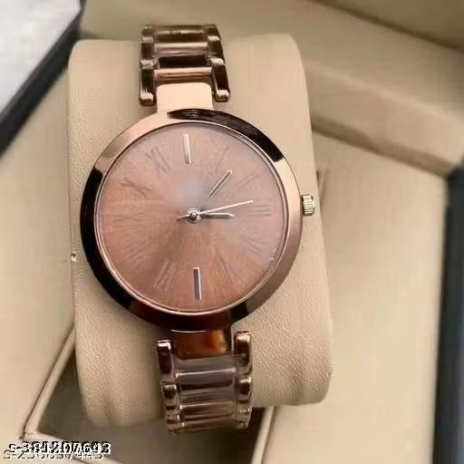 New Solid Designer Metal Analog Watches for Women