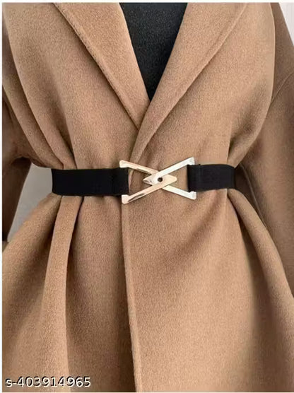 Fancy Buckle Skinny Stretch Adjustable Waist Belt Stylish Design Ladies Womens Waist Belts kanduro-Belt for Fancy Girls, Women Saree, Western Dress, Long Gown Dresses(PACK OF 1 )
