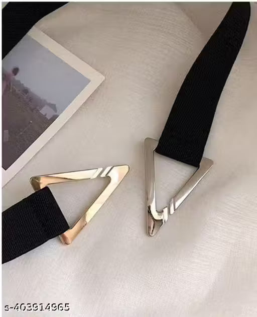 Fancy Buckle Skinny Stretch Adjustable Waist Belt Stylish Design Ladies Womens Waist Belts kanduro-Belt for Fancy Girls, Women Saree, Western Dress, Long Gown Dresses(PACK OF 1 )